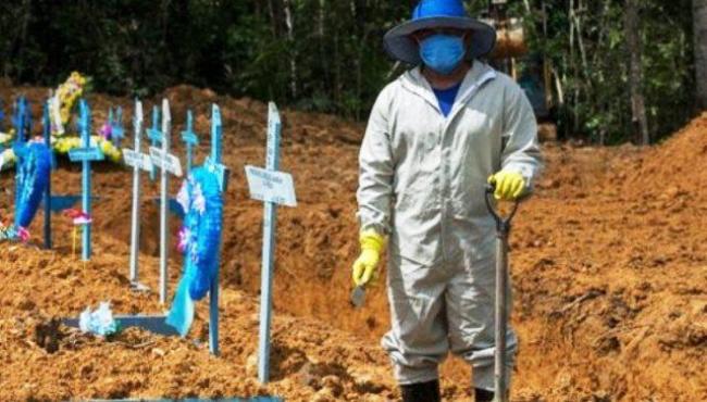 Nas últimas 24 horas, 595 pessoas morreram por Covid-19 no Brasil