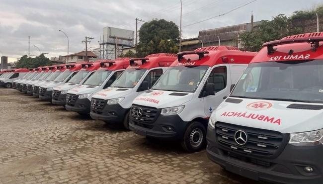 Nova frota de ambulâncias do SAMU 192 chega para fortalecer atendimento no ES
