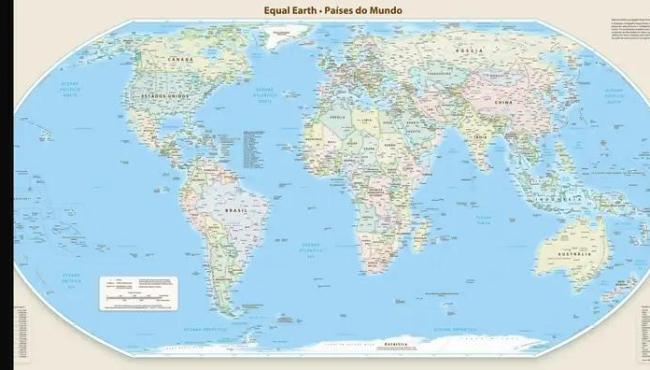 Novo mapa-múndi corrige tamanho da África, América do Sul e Ásia