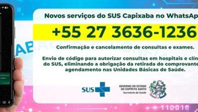 Novos serviços digitais da saúde no Espírito Santo vão permitir cancelar consultas e exames pelo celular