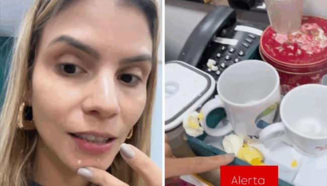 Ovo cozido aquecido no micro-ondas explode na boca de apresentadora de TV no ES
