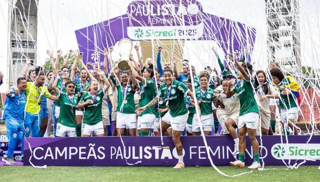Palmeiras segura Corinthians e conquista o tetra do Paulista Feminino