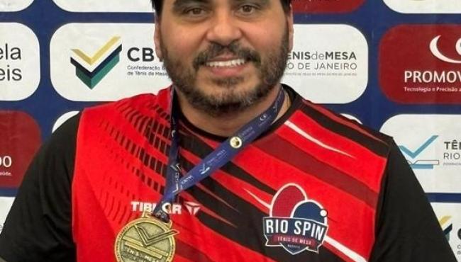 Paratleta do Espírito Santo vence o Campeonato Estadual de Tênis de Mesa do Rio de Janeiro