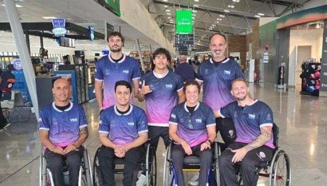 Paratletas do Espírito Santo participam do Circuito Loterias Caixa de Natação, em São Paulo