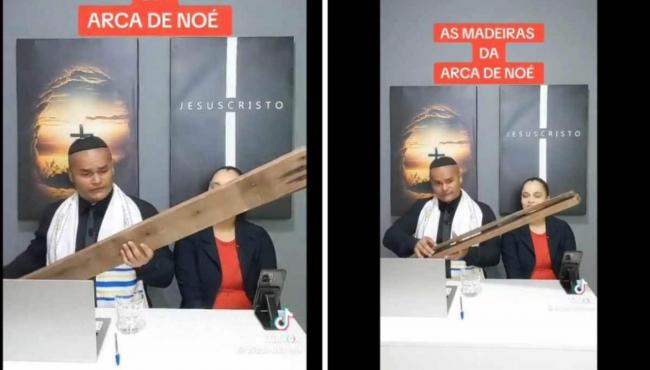 Pastor inova e vende ‘tábua da Arca de Noé’ para fiéis