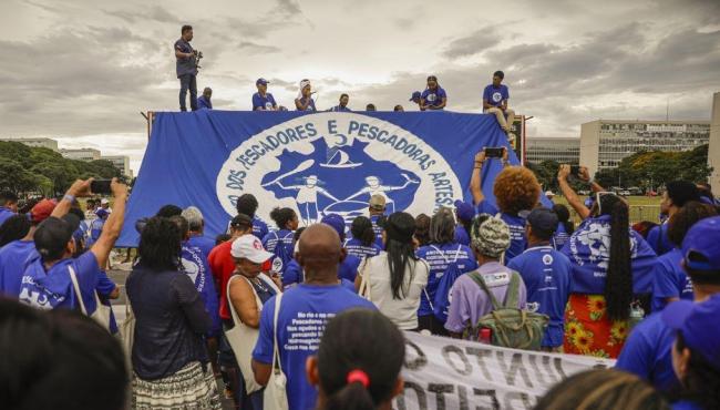 Pescadores artesanais fazem ato por territórios e justiça ambiental