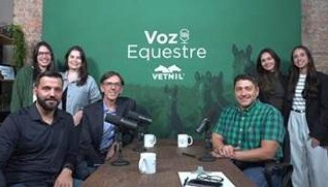 Podcast Voz Equestre destacou no mês de abril temas relevantes para a medicina veterinária e para o manejo de cavalos