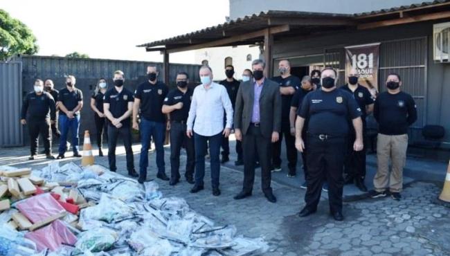 Polícia Civil encaminha mais de uma tonelada de drogas para incineração