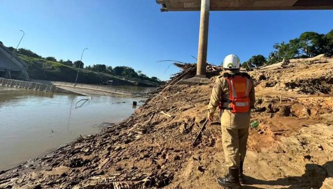 Ponte de R$ 36 milhões desaba e deixa quatro feridos no Acre