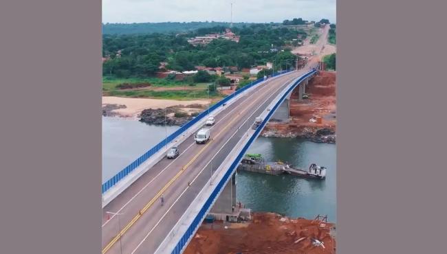 Ponte entre Tocantins e Maranhão que desabou há um ano é reinaugurada