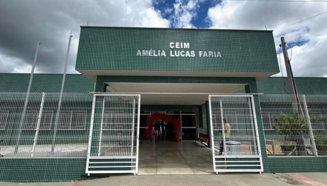 Prefeito Kleilson Rezende inaugura CEIM Amélia Lucas Faria, no distrito de Cristal do Norte, em Pedro Canário, ES