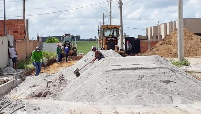 Prefeitura de Boa Esperança inicia obra de calçamento de ruas em torno do parque de exposições