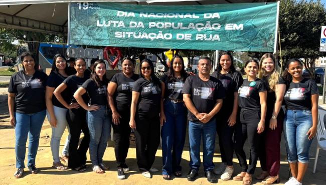 Prefeitura de Pedro Canário, no ES, realiza ação social em alusão ao Dia Nacional da Luta da População em Situação de Rua