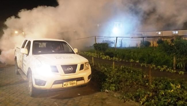 Prefeitura de São Mateus reforça o combate aos mosquitos com carro fumacê