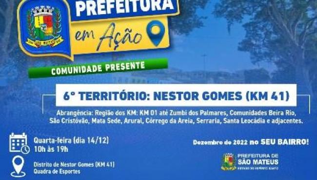 Prefeitura em Ação-Comunidade Presente chega na região dos KM’s nesta quarta-feira (14), em São Mateus, ES