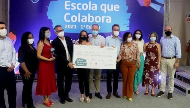 Escolas públicas das redes Estadual e Municipais do ES recebem o prêmio 'Escola que Colabora'