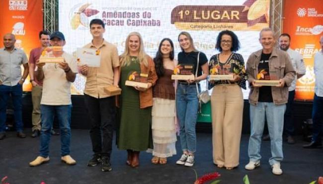 Produtores são premiados no 10° Concurso de Qualidade de Amêndoas de Cacau Capixaba