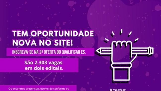 Qualificar ES abre 2.303 oportunidades em cursos de qualificação profissional