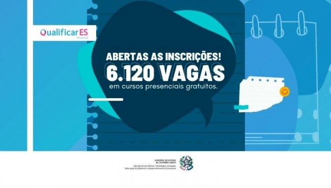 Qualificar ES oferta 6.120 vagas em cursos profissionalizantes para moradores de 40 cidades capixabas