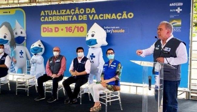 Queiroga garante toda a população imunizada até o fim do ano