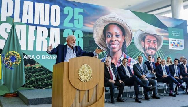 “Queremos consolidar o Brasil como celeiro do mundo”, diz Lula ao lançar Plano Safra 2025/2026