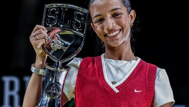 Rayssa é campeã da etapa carioca da Liga Internacional de Skate Street