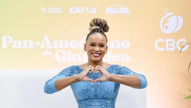Rebeca Andrade volta com ouro no Pan de ginástica artística