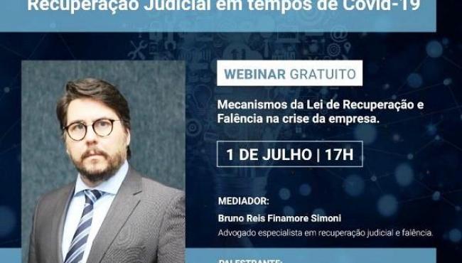 Recuperação judicial em tempos de pandemia é tema de videoconferência da Sedes e Findes