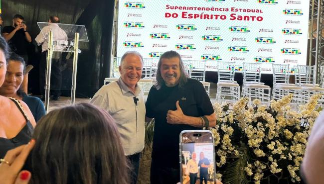 Renato Casagrande, Daniel Santana, Dá Vitória, Foletto e Marcelo Santos participam de almoço de negócios do Banco do Nordeste