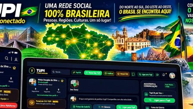 Revolução digital brasileira: TUPI nasce em Conceição da Barra, no ES, e conecta o país pela soberania tecnológica