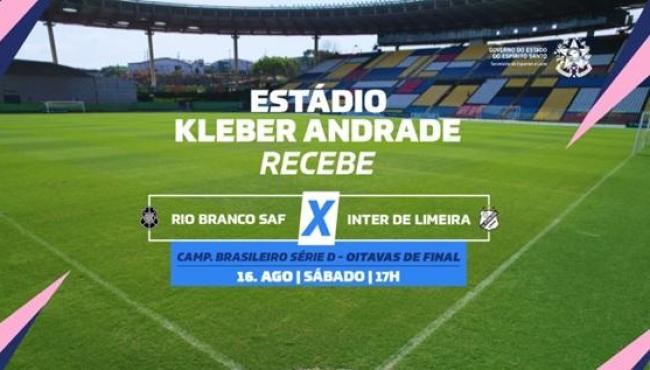 Rio Branco recebe a Inter de Limeira no Kleber Andrade pelo Campeonato Brasileiro da Série D