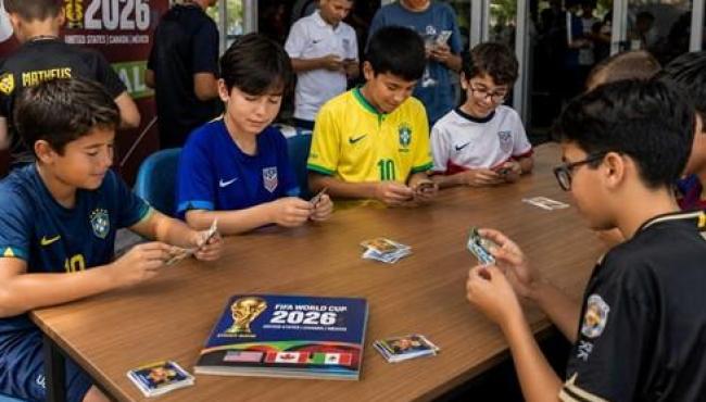 Riviera Shopping realiza encontro para troca de figurinhas da Copa