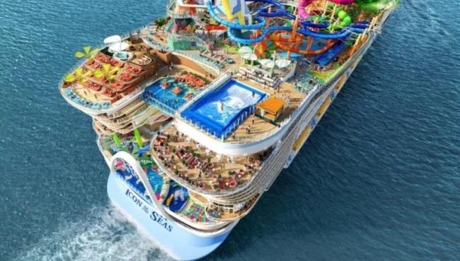 Royal Caribbean lançará o maior navio de cruzeiros do mundo em 2024