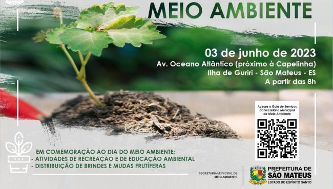 São Mateus celebra o Dia Mundial do Meio Ambiente neste sábado (3)