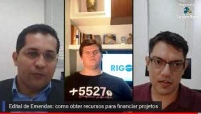 Sefaz realiza webinar com o tema ‘Como obter recursos para financiamento de projetos’