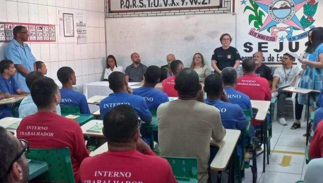 Sejus e Senai iniciam curso de Soldador em unidade de regime provisório de São Mateus, ES