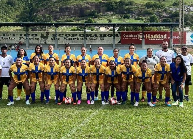 Seleção feminina de Conceição da Barra, ES, goleia Ecoporanga na estreia da Copa Sesport