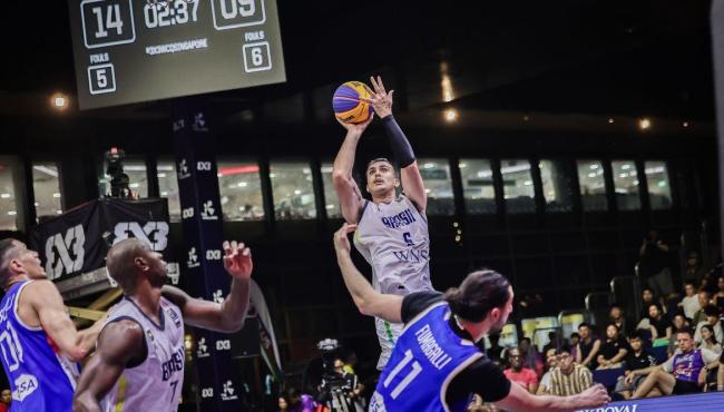 Seleção masculina se classifica para Copa do Mundo de basquete 3x3