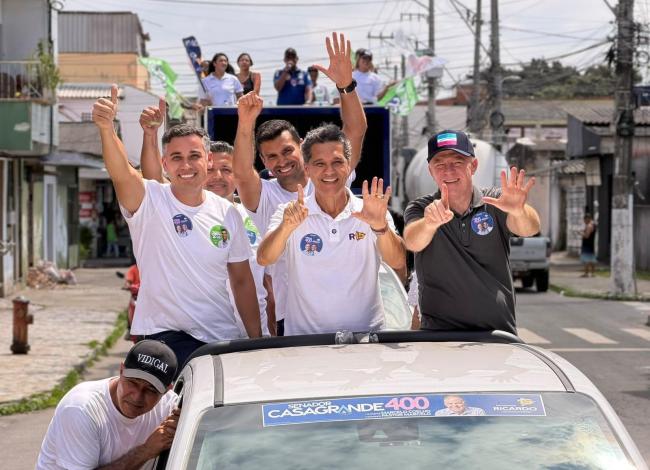 Serra, no ES, recebe carreata de Ricardo Ferraço com forte carinho da população
