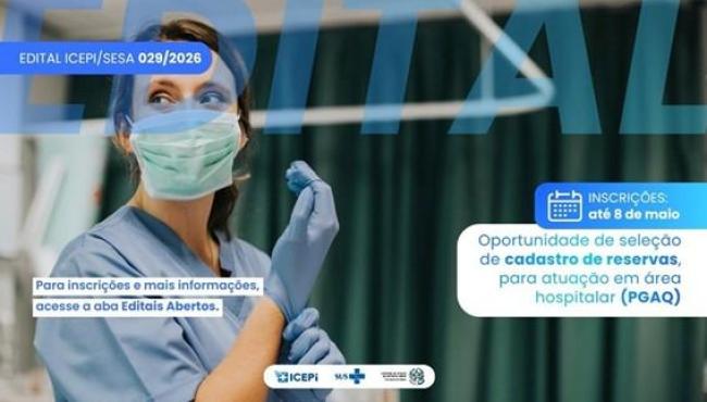Sesa abre cadastro de reserva para profissionais de saúde atuarem em hospitais da rede estadual do ES