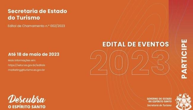 Setur divulga resultado final do chamamento para apoio a eventos no Espírito Santo