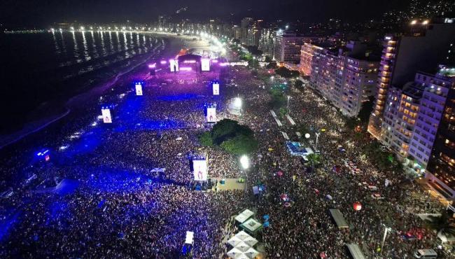 Show de Madonna reúne 1,6 milhão pessoas em Copacabana