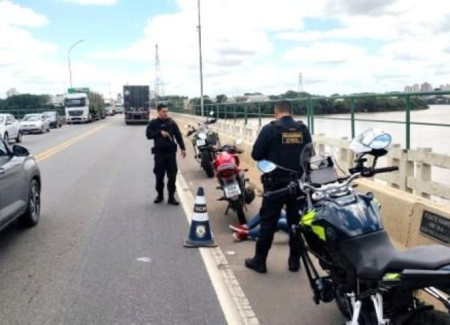 Suspeito de tentativa de homicídio na Serra é preso pela GCM na Ponte Joaquim Calmon, em Linhares, no ES