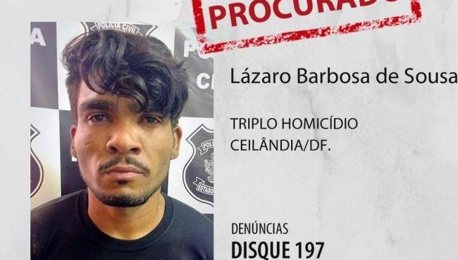 Suspeito de triplo homicídio faz mais um roubo em chácara, assistiu ao jornal, comentou sobre crime e foge