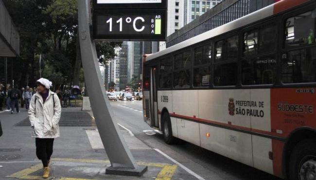 Temperaturas devem seguir em baixa neste domingo no país