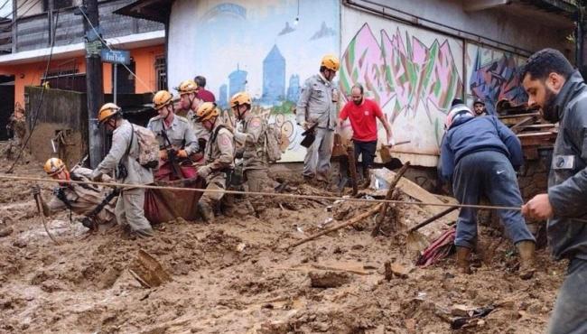 Temporal em Petrópolis deixa 36 mortos; bombeiros ainda não sabem quantos são os desaparecidos