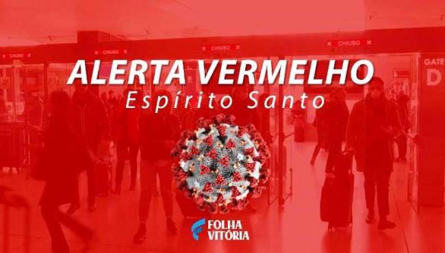 Transmissão comunitária do Covid-19 coloca o Espírito Santo em alerta vermelho