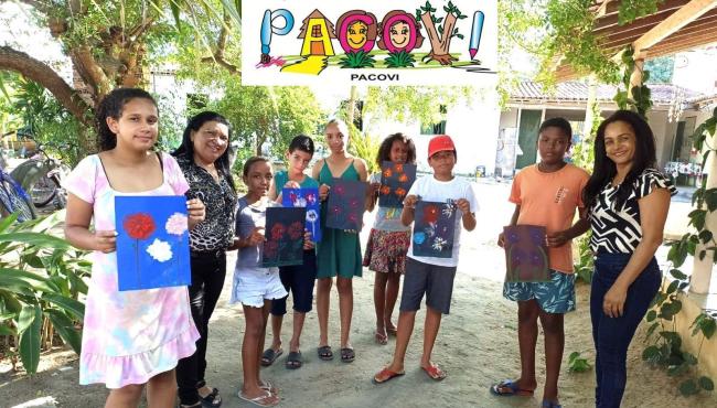 Usuários do SCFV do CRAS visitam PACOVI de Braço do Rio, em Conceição da Barra, ES