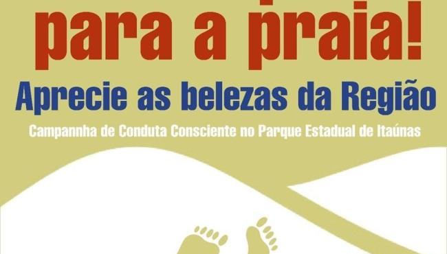‘Vá a pé para a praia’: campanha é lançada na Vila de Itaúnas, em Conceição da Barra, ES