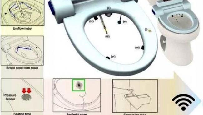 Vaso sanitário detecta doenças a partir das fezes e urina